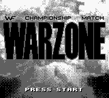 WWF War Zone (USA, Europe) Title Screen